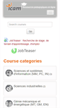 Mobile Screenshot of moodle.icam.fr