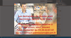 Desktop Screenshot of icam.fr