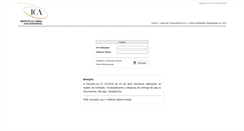 Desktop Screenshot of e-registo.icam.pt